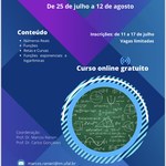 “Um dos cursos mais procurados pelos alunos que cursam cálculo, está chegando!