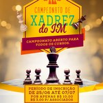 Abertas as inscrições para o 1° Torneio de Xadrez do Instituto de Matemática