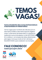 "Desbravando a Matemática 2025.1: Monitores fortalecendo conexões e impulsionando o aprendizado em diversas disciplinas dos cursos de Licenciatura e Bacharelado em Matemática"