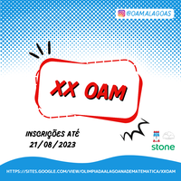 Estão abertas as inscrições para a XX OAM