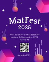 MatFest 2025 inicia nesta quarta-feira com programação diversificada no Instituto de Matemática da UFAL