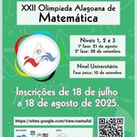 Olimpíada de Matemática inscreve estudantes de escolas e universitários