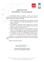 Reabertura do Edital n° 71/2022– Cursos de Graduação UAB