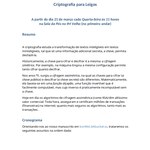 Criptografia para Leigos